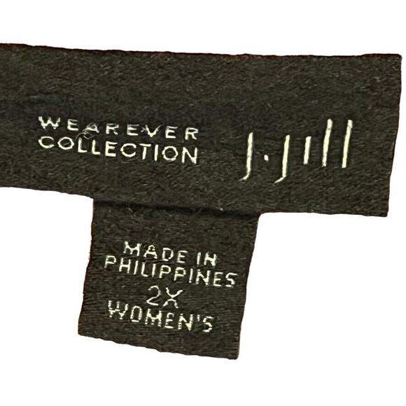 J Jill Wearever Collection Womens Dark Orange Pullover Longline Top Shirt sz 2X - Picture 15 of 15